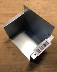 Cover/hold-back brake galv. M&M